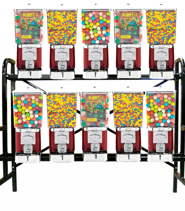 10 Unit Bulk Vending Rack Combo