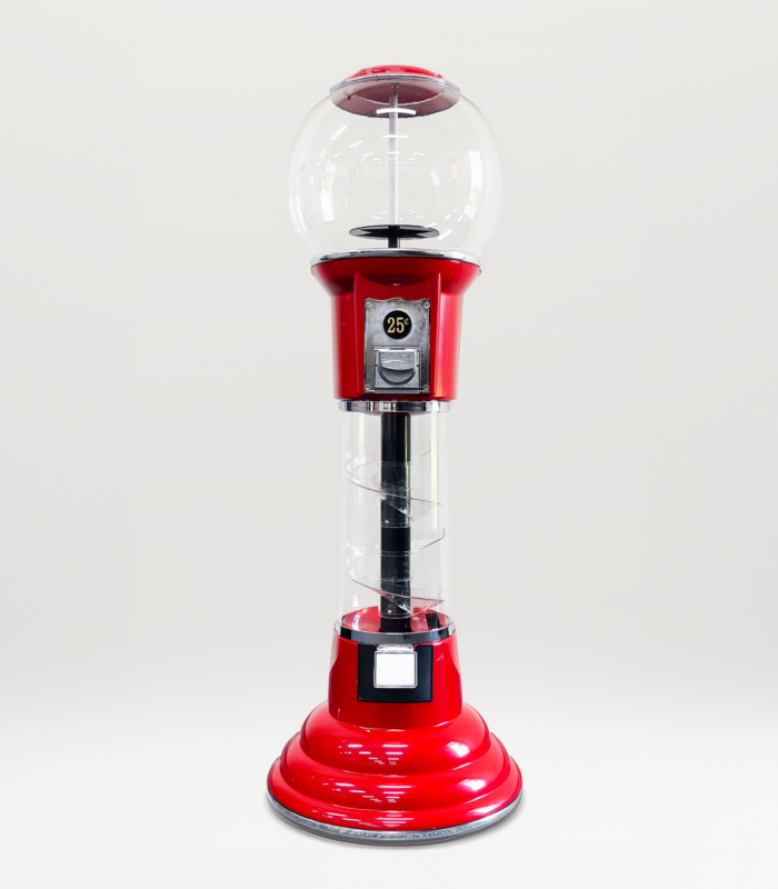 5' Spiral Spin N Drop Gumball Machine