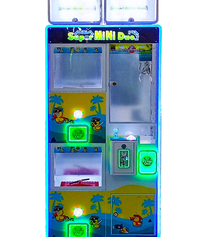 Super Mini Duo, Multi-play Mini Claw & Dual Capsule Machines Arcade Crane Machine