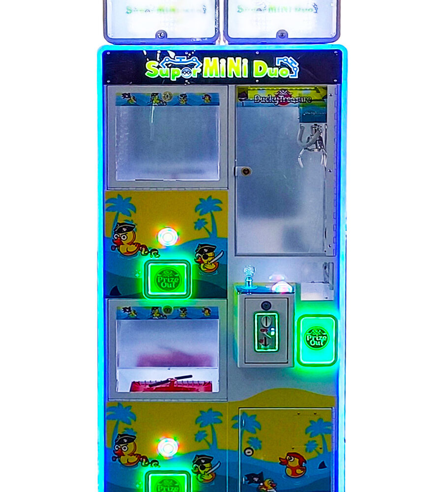 Super Mini Duo, Multi-play Mini Claw & Dual Capsule Machines Arcade Crane Machine