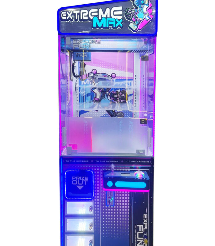 Extreme MAX Claw Machine (31-inches) with Locker Box