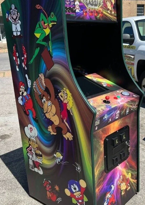 Arcade Classic - 1 New With 60 Games and Trackball - WITH ALL NEW PARTS- HEAVY DUTY, COIN OPERATED, COMMERCIAL GRADE WITH FREE PLAY OPTION